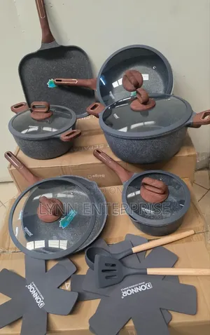 16 Pcs Donnor Berry Granite Nonstick Cookware Set