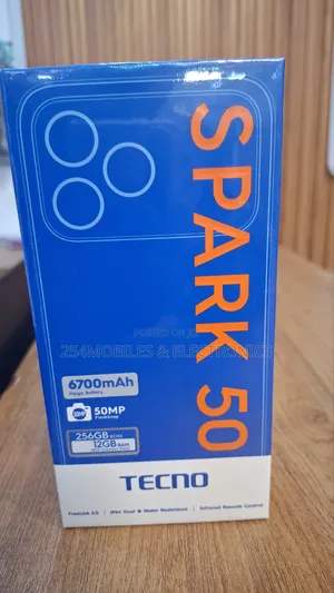 New Tecno Spark 50 128 GB Black