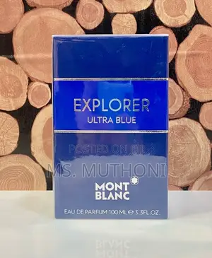 Montblanc Explorer Ultra Blue Eau De Parfum, a 100ml Men's (Aromatic