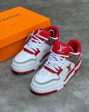Louis Vuitton Trainer “ White Red “