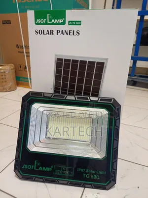 Jsot Lamp Js-Tg 500w Solar Powered Led Security Floodlight With Panel