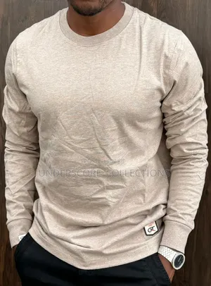 Unisex Plain Coloured Longsleeved Tshirts