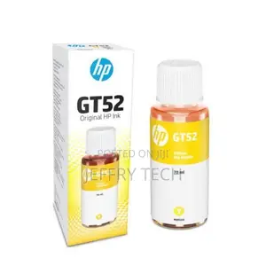 Hp Gt52 Yellow Ink Bottle - 70ml, Dye-Based, 8000 Pages Y, Easy Refill