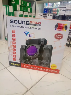 Soundstar Hd1969 60000 Pmpo Home Theatre Speaker System Bluetooth