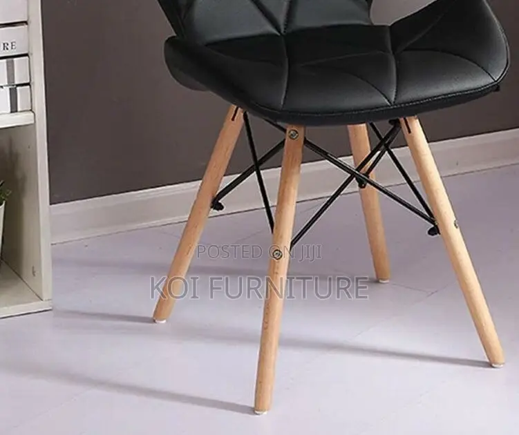 Dining Chairs; LDVV Studio Style Leather Dining Chairs