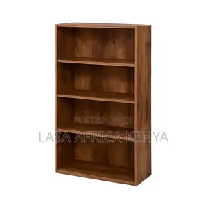 Lazava Rustic Wooden Bookshelf - Display Stor.