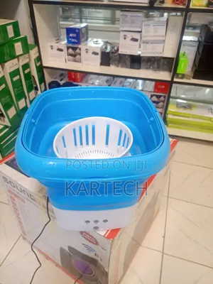 Compact 6ltrs Foldable Mini Washing Machine With 1,5,10 Min Timer