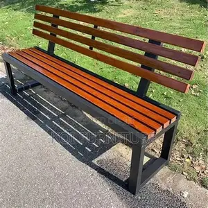 Custom Outdoor Garden Wooden Metal Benches