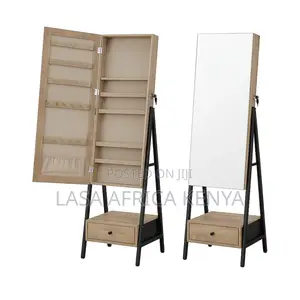 Lazava Led Full-Length Mirror Jewelry Cabinet D.