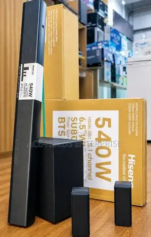 540watts - 5.1 Channels Hisense Wireless Soundbar Speaker