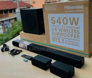 Soundbar Speaker System - 5.1ch Hisense 540w (6.5") Dual Tweeter