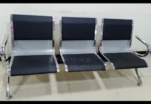 Office Benches; Qtyu Three Link Office Reception Bench