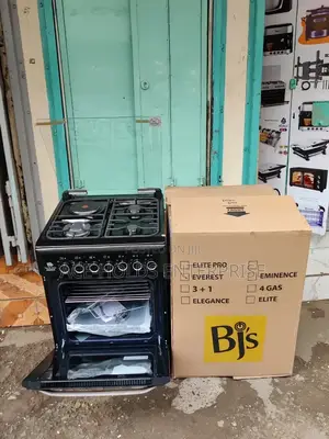 BJS Standing Cooker (Everest Black) 60x60 3+1 - Premium