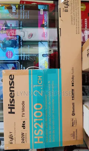 *Hisense Soundbar 2.1 Hs2100 240w