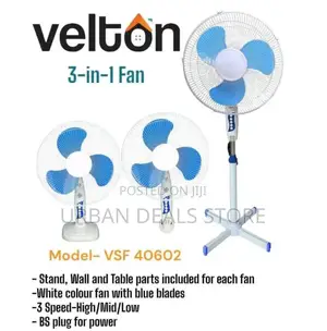 Velton 3 in 1 Standing Fan