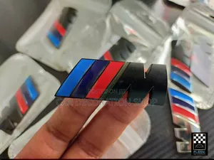 BMW Black Stylized M Letter Badge