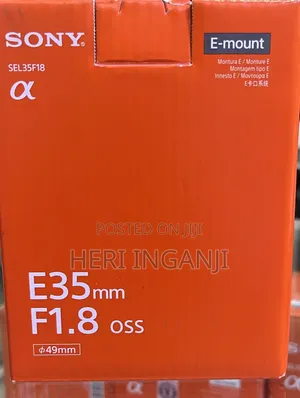 Sony 35mm E Mount F1.8mm