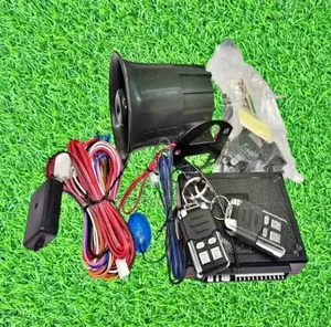 Car Eurotec Security System Featuring a Loud Siren 2remote Key Fob