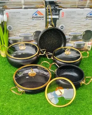 9pcs Phisima Granite Cookware Set