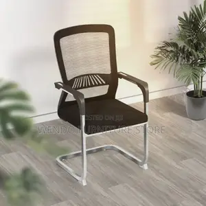 Office Chair : V12 Modern Cantilever Mesh Visitor’S Office Chair