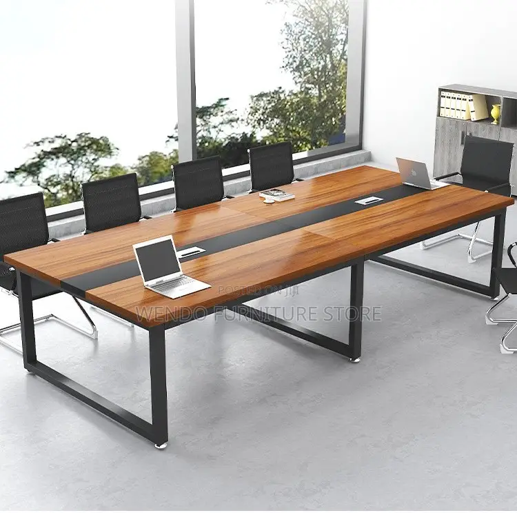 Office Table : Modern 2.4-Meter Executive Boardroom Conference Table
