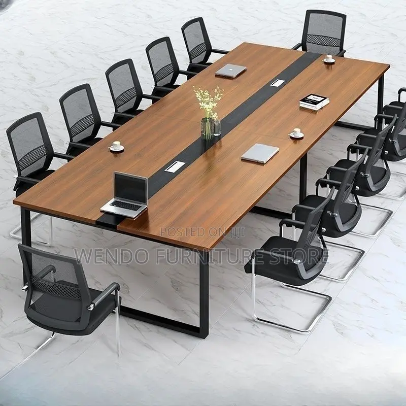 Office Table : Modern 2.4-Meter Executive Boardroom Conference Table