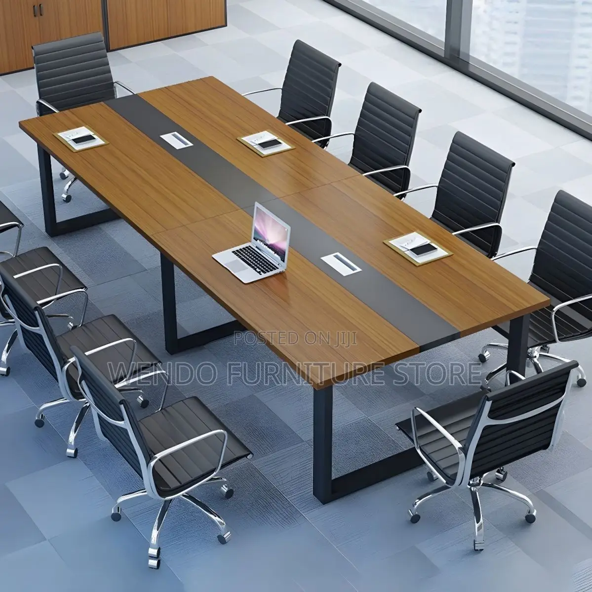 Office Table : Modern 2.4-Meter Executive Boardroom Conference Table