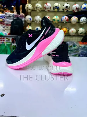 Running Sneakers–Black Pink Sport Shoe for Gym,Walking Casual Wear