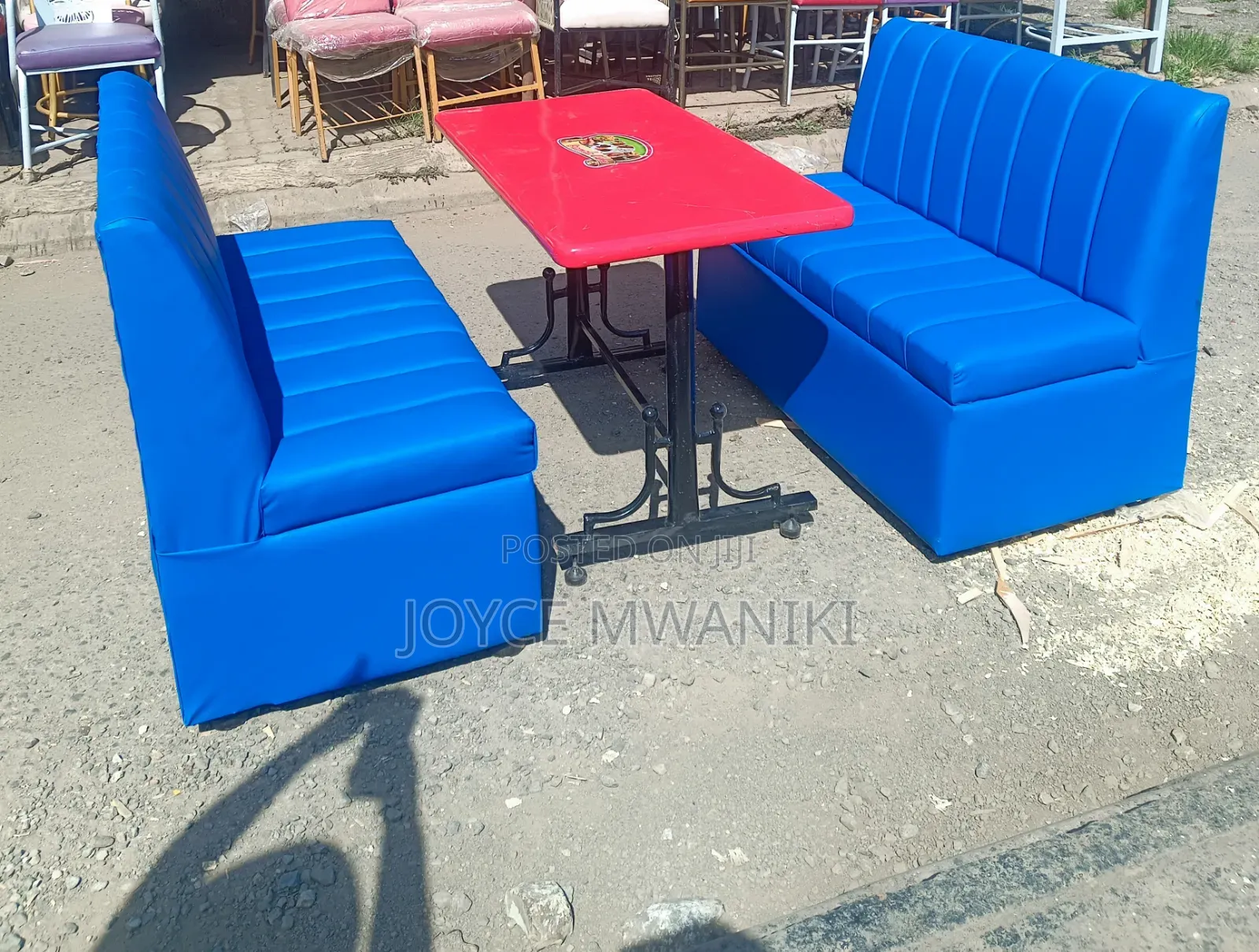 Restaurant Couch Set, 4 Seater and a Table