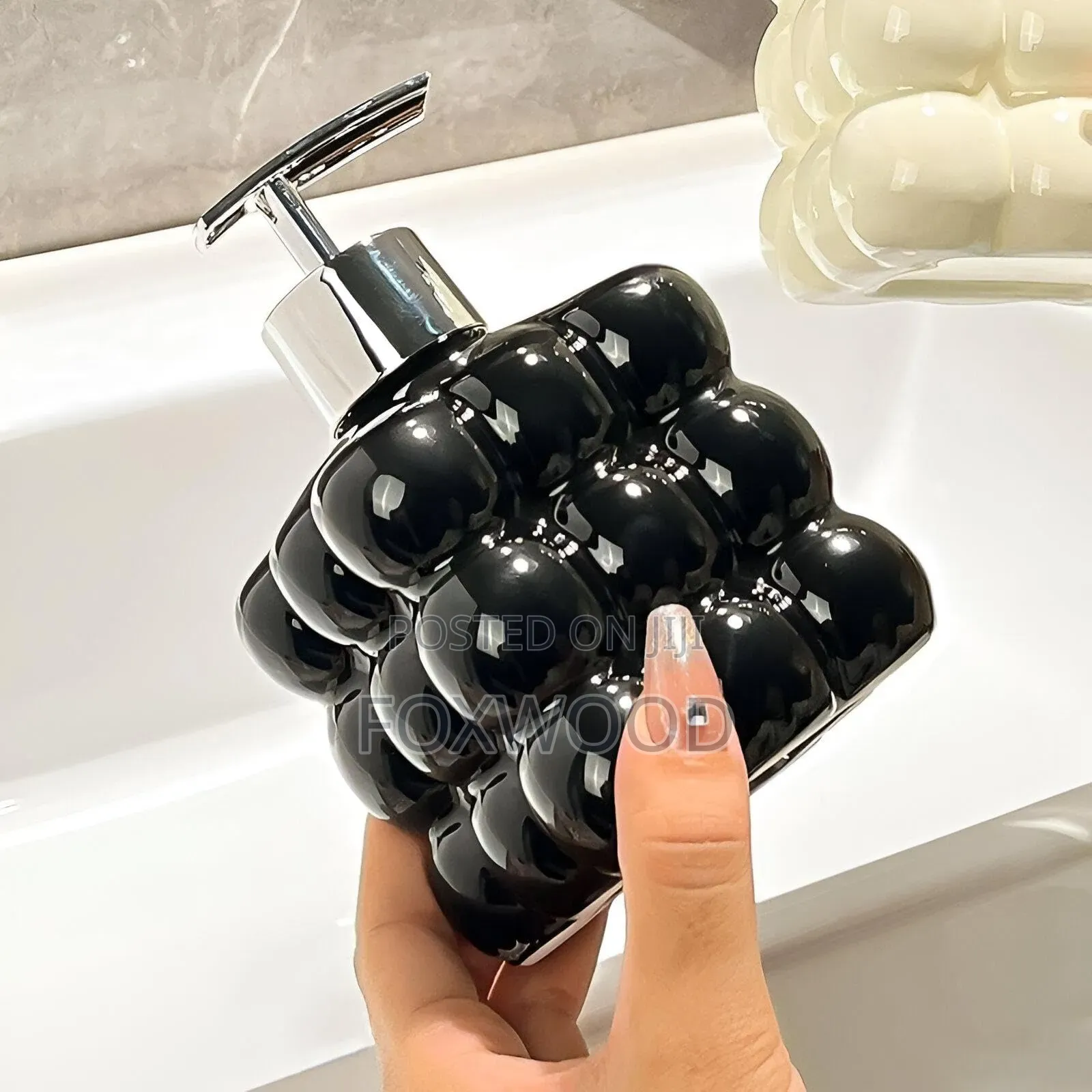 Bubble Glass Soap Dispenser