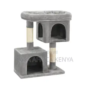 Lasa Cat Tree Playhouse With Platforms, Caves .