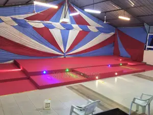 Beautiful Red Delta Carpet for Church Podium Flooring