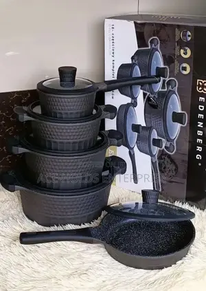 Model:9186 Edenberg Non-Stick Cooking Pots - 10 Pieces Cookware Set