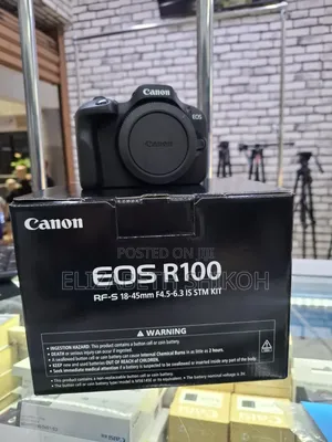 Canon Eos R100 Mirrorless Camera With 18-45mm Lens