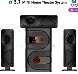 Nunix Nu-V2 3.1 Channel Multimedia Subwoofer Speaker - Fm, Usb Bt