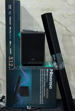 Hisense 6.5" Soundbar 360w (3.1.2 Channel) - Ax3120g Wireless