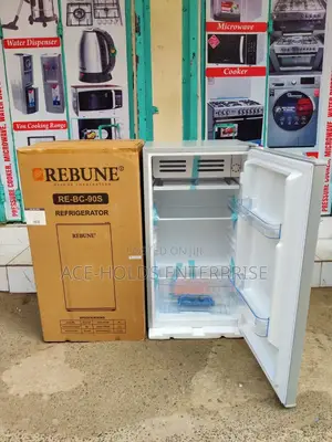 Rebune 90 Litres Single Door Fridge - Silver (Top Freezer)
