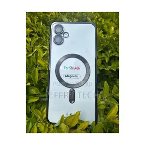 Luxury Plating Magnetic Transparent Phone Case for Samsung A06