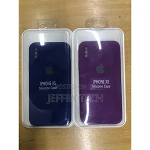 Apple iPhone Xs Luxurious Silicone Case Back Cover .