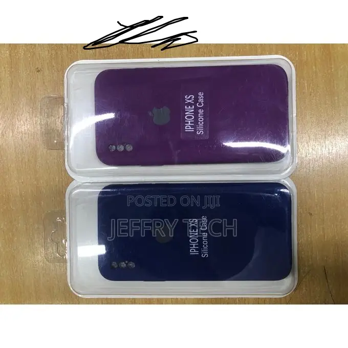 Apple iPhone Xs Luxurious Silicone Case Back Cover .