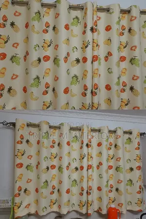 Kitchen Sink Window Curtains Set