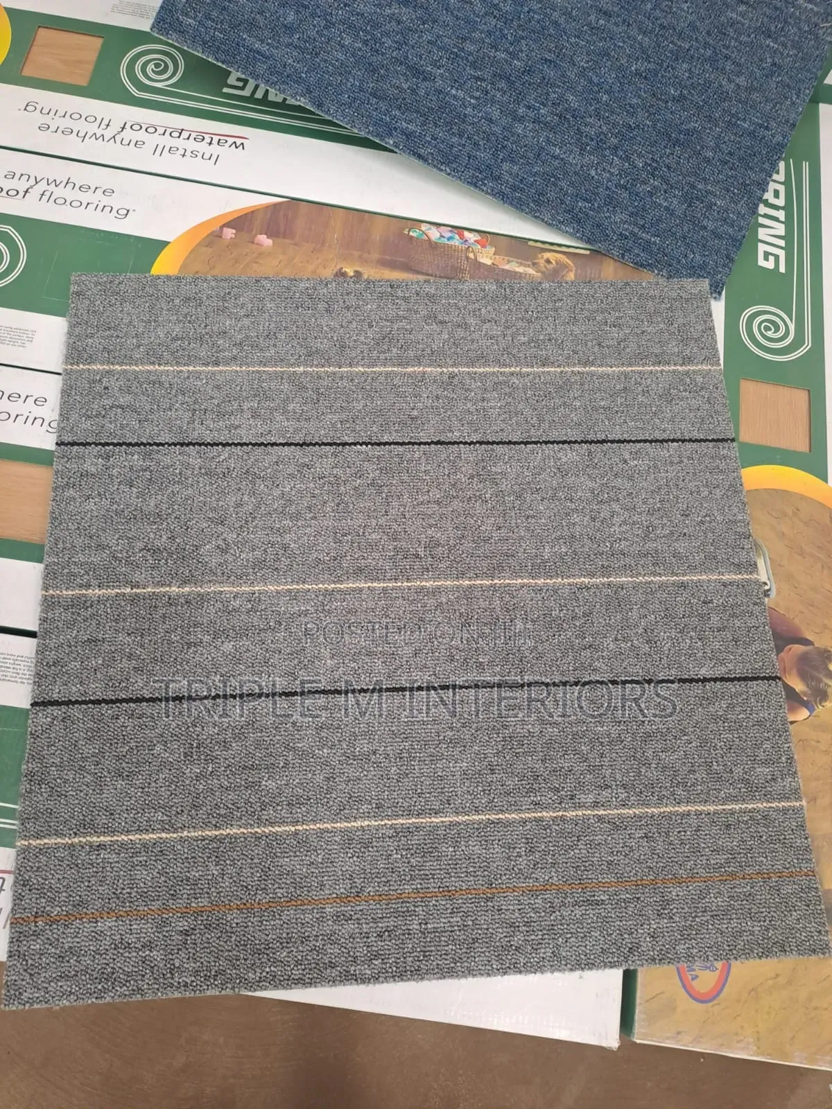 Hide Floor Stains Forever With Patterned Carpet Tiles
