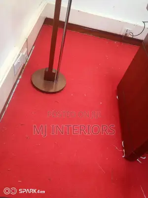 Durable Office Wall Carpet Installation Strong Grip Finish