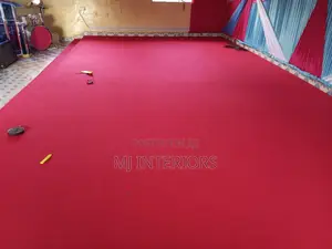 Imported Red Delta Carpet for Church Stage Flooring