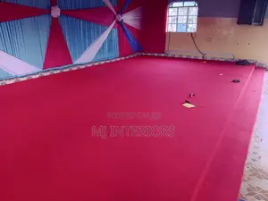 Beautiful Red Delta Carpet for Church Floor Finishing