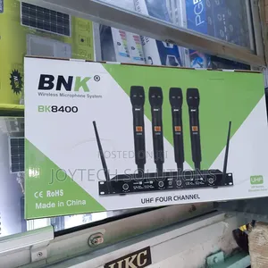 4 in 1 Wireless Microphone System BNK Bk8400 for Meetings MCS