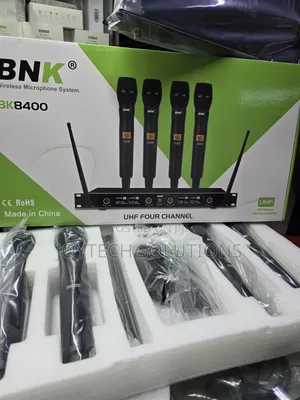 Heavy Duty Bk8400 Wireless Microphones – Stable Signal Deep Sound