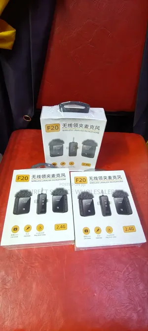 F20 Plug Play Lavalier Microphone for Smartphones
