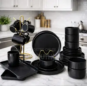  32pcs Luxe Black Matte Glossy Finish