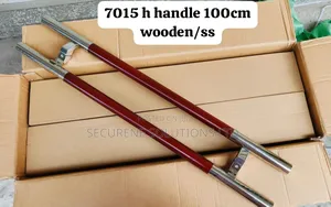 100cm Stainless Steel and Wooden Pull Handles